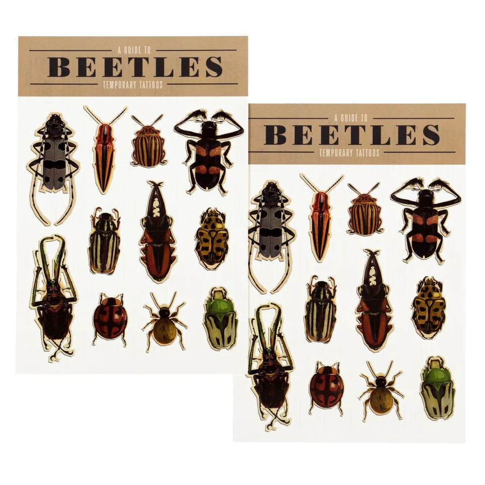 Beetles - Temporary Tattoos