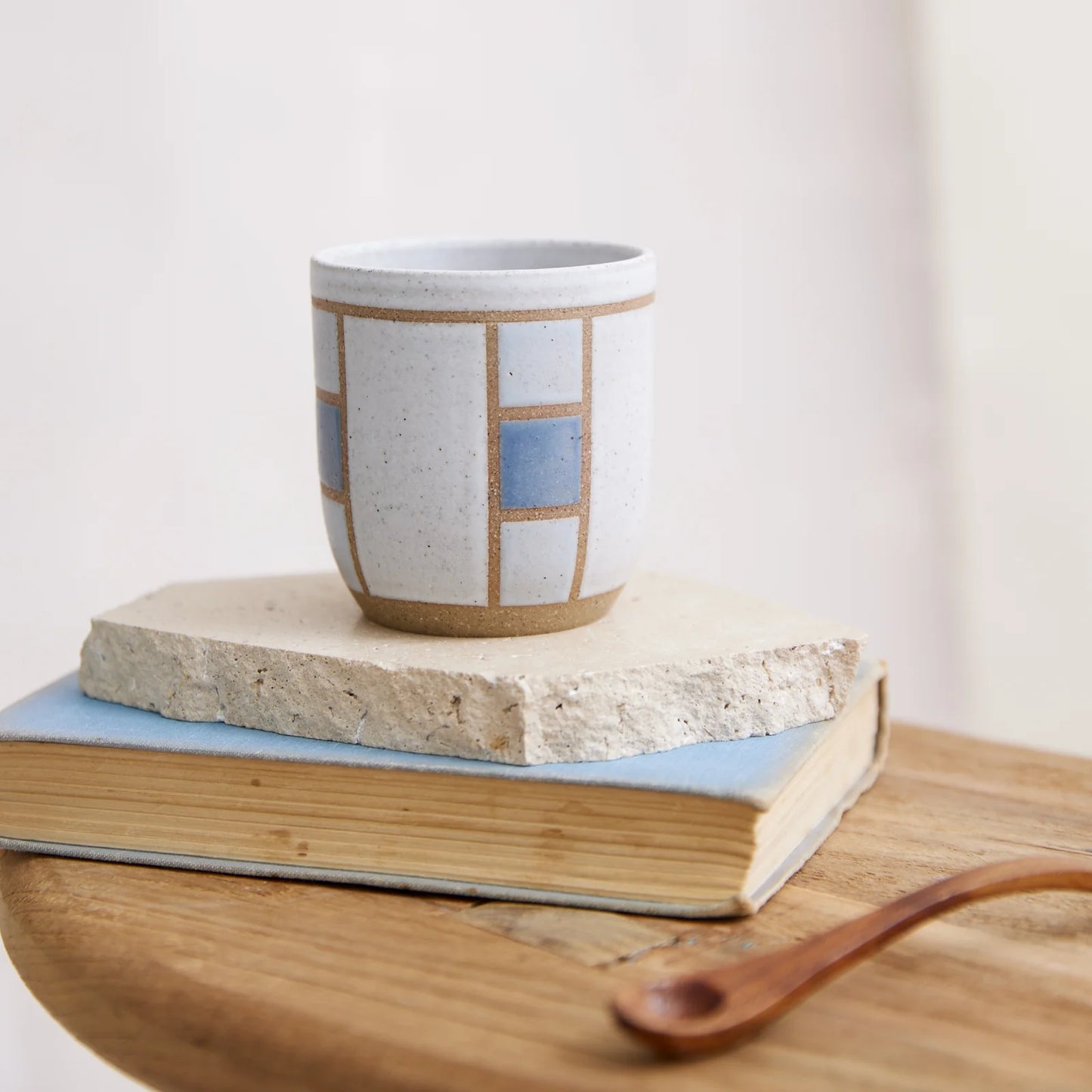 Pink Geometric Handmade Tumbler