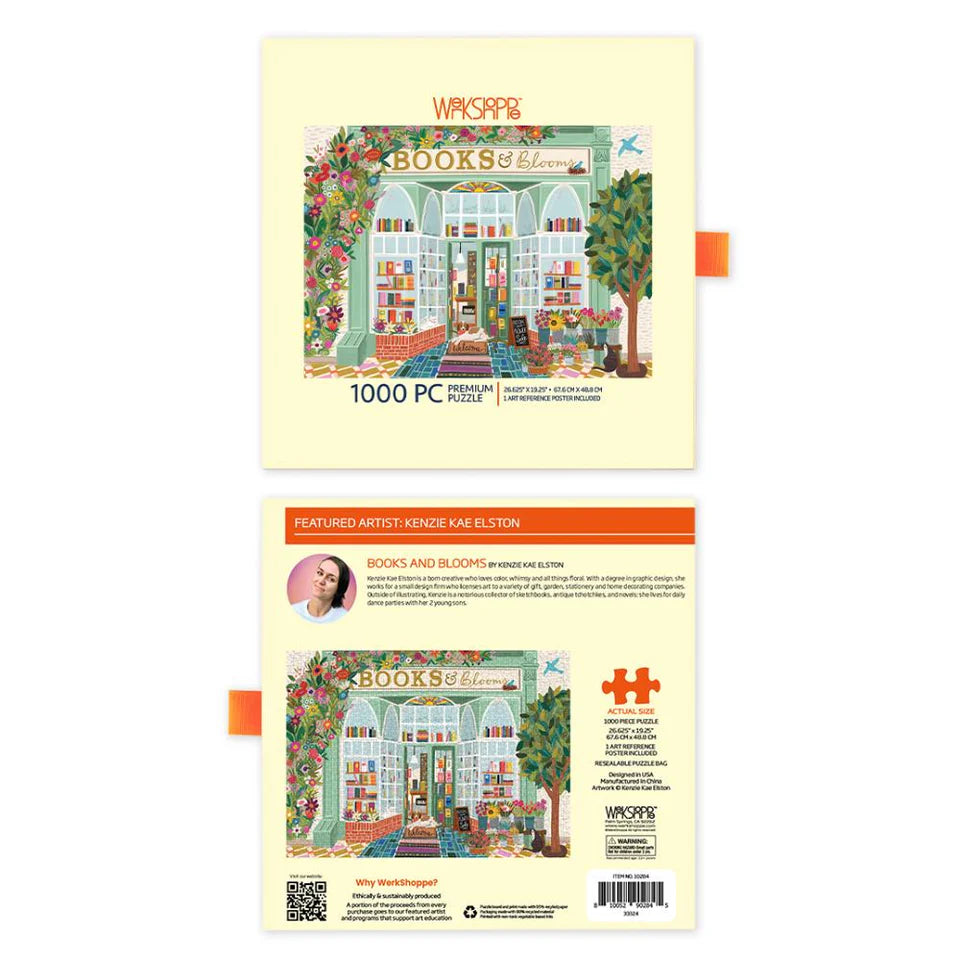 Books and Blooms - 1000 Piece Puzzle