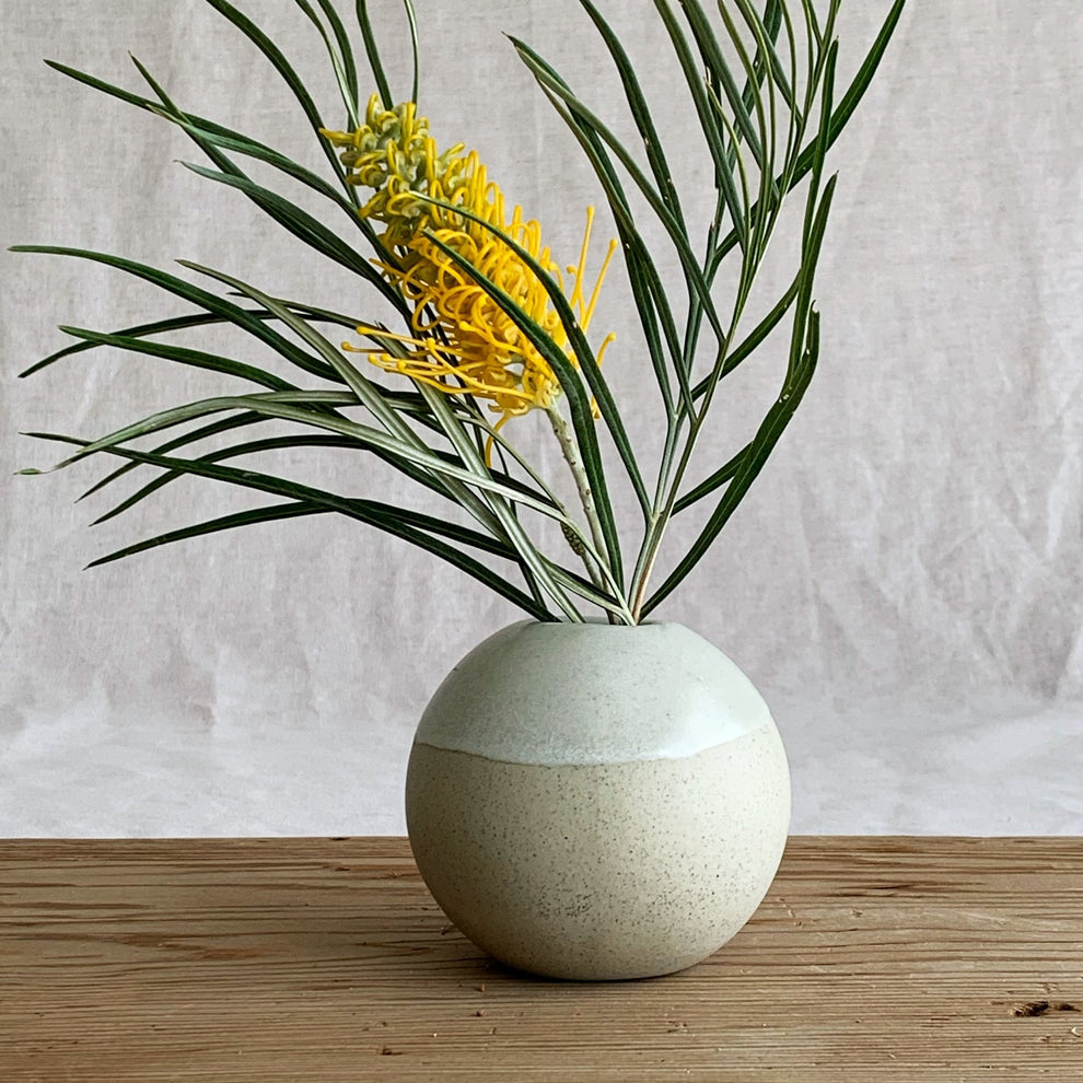 Henry and Tunks Bud vase - moss green