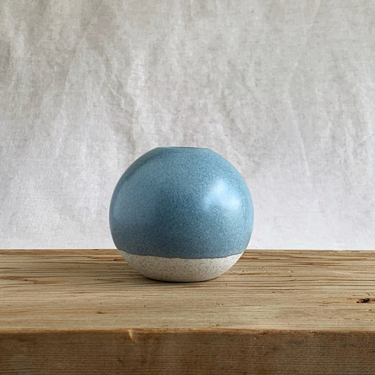 Henry and Tunks Bud vase - ocean blue