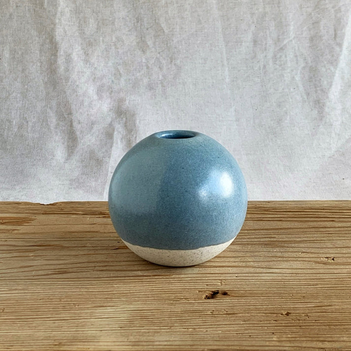 Henry and Tunks Bud vase - ocean blue