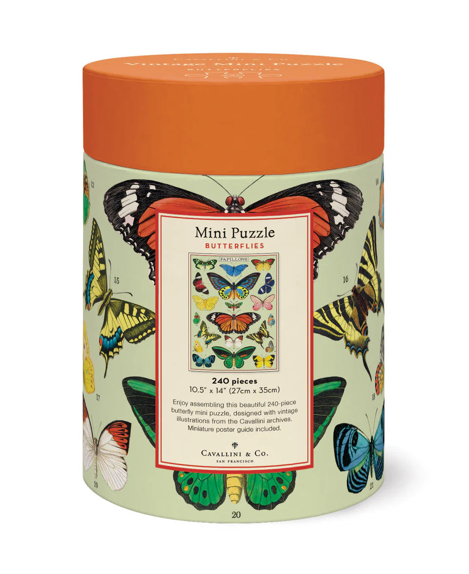 Cavallini & Co Mini 'Butterflies' 240 Piece Puzzle