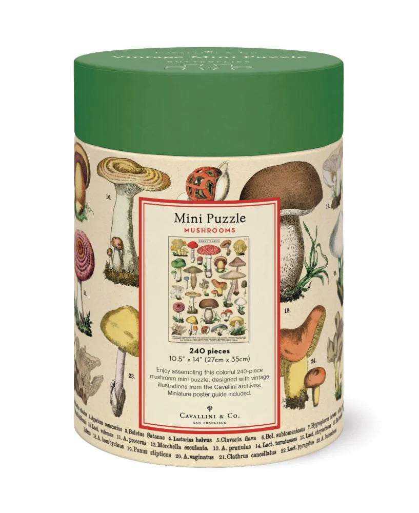 Cavallini & Co Mini 'Mushroom' 240 Piece Puzzle