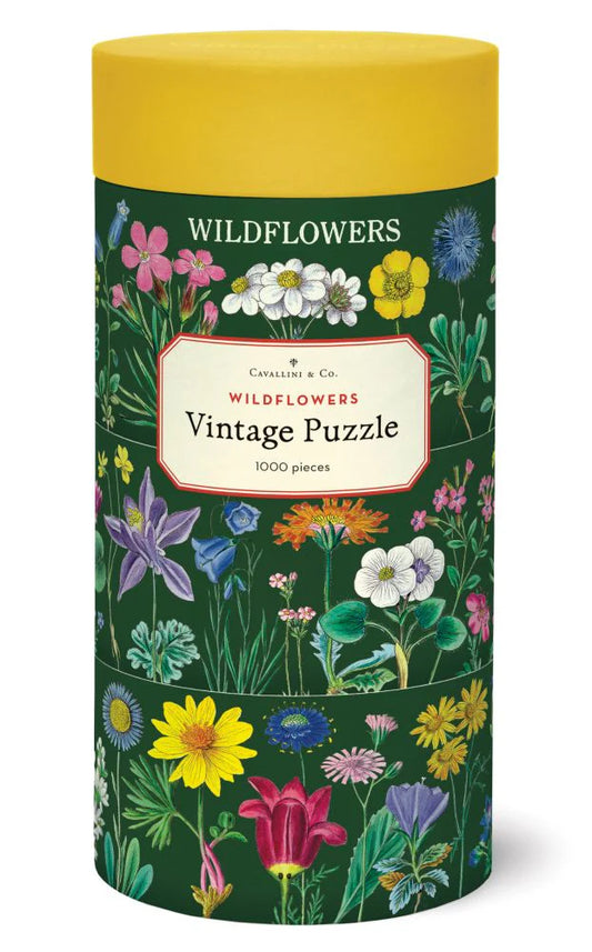 Cavallini & Co 'Vintage Wildflowers 2' 1000 Piece Puzzle