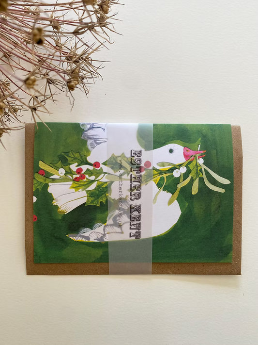 Esther Kent Christmas Goose Card