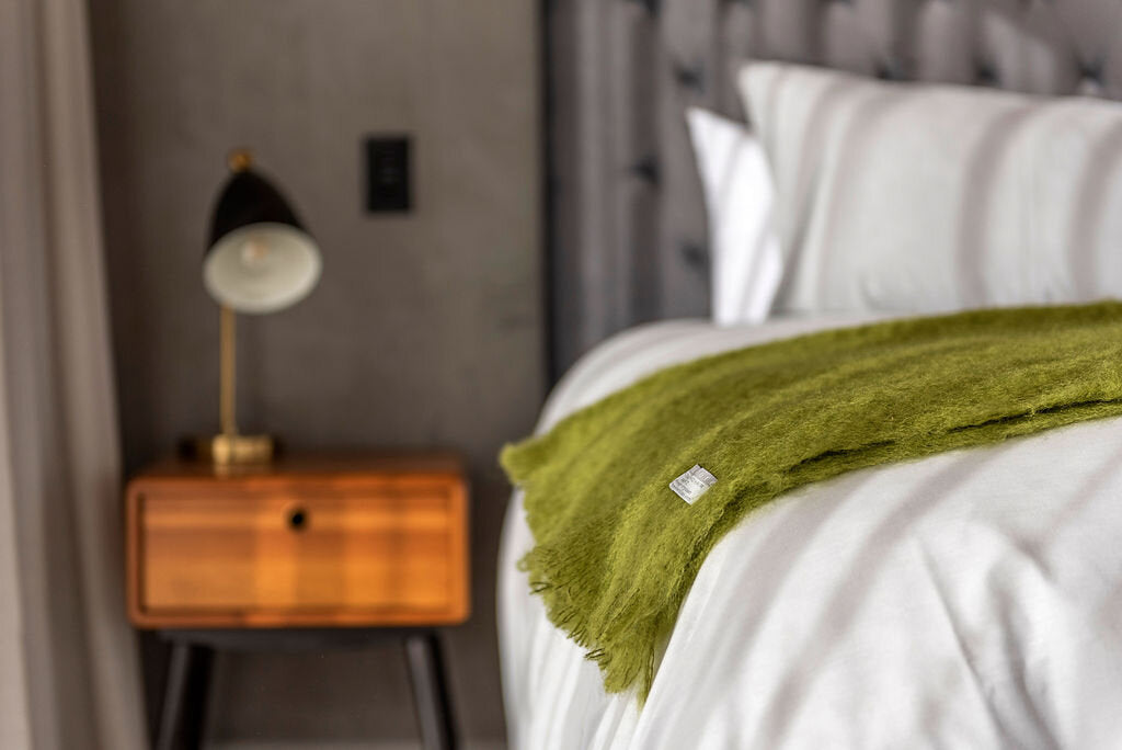 Masterweave Windermere Mohair Blanket - Fern
