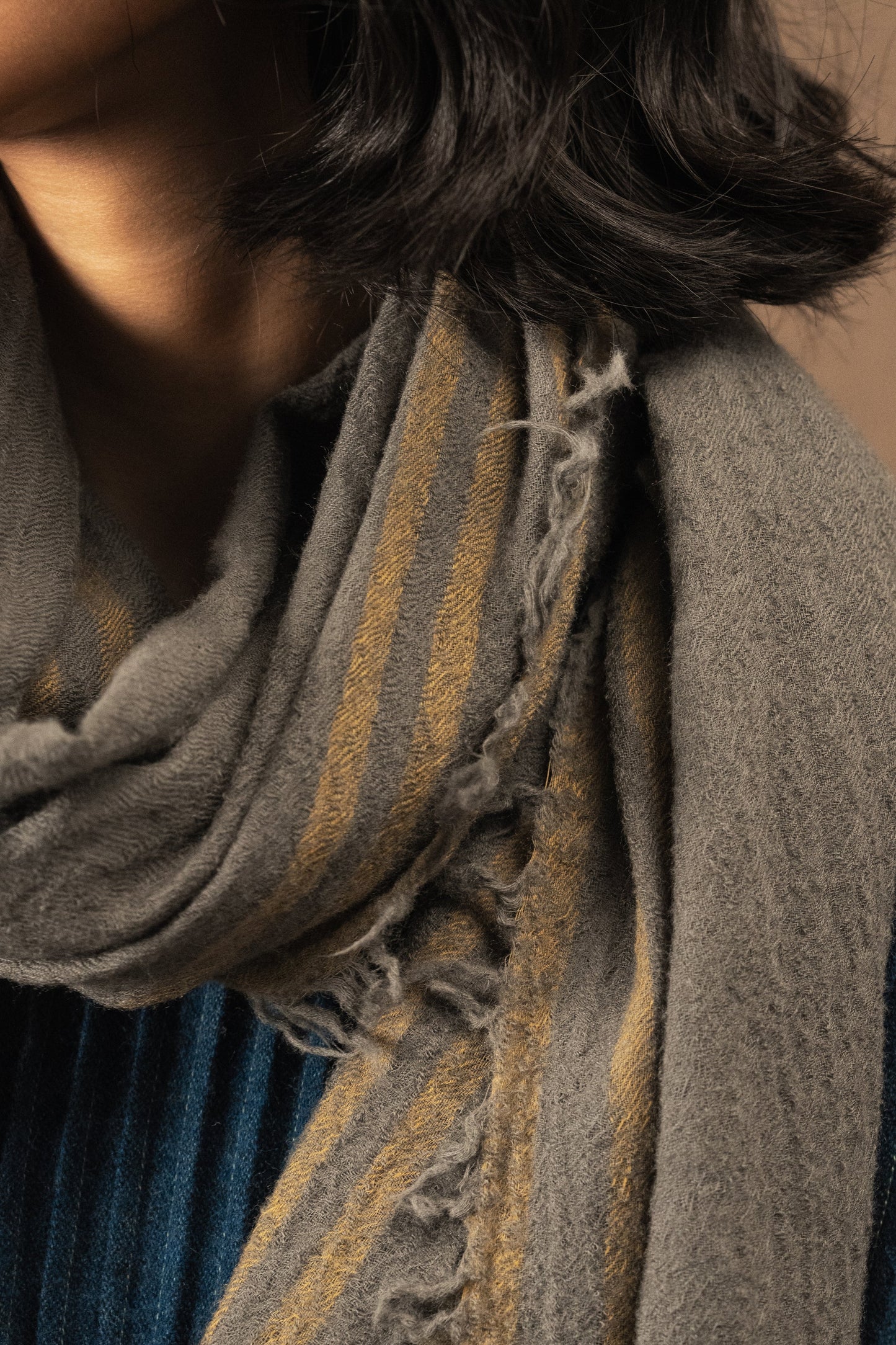 DVE Wool Scarf - Grey