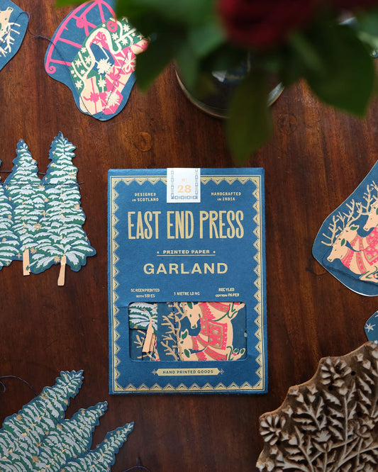 East End Press Skyline Christmas Garland
