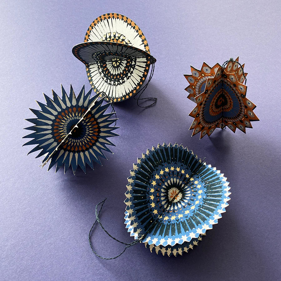 East End Press Christmas Star Paper Ornaments