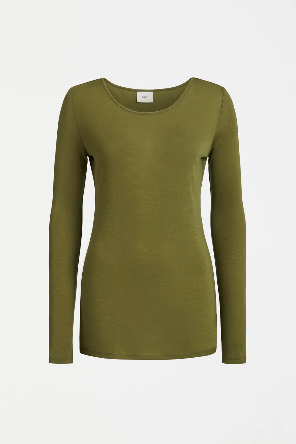 Elk Merino Wool Skin Top - Olive