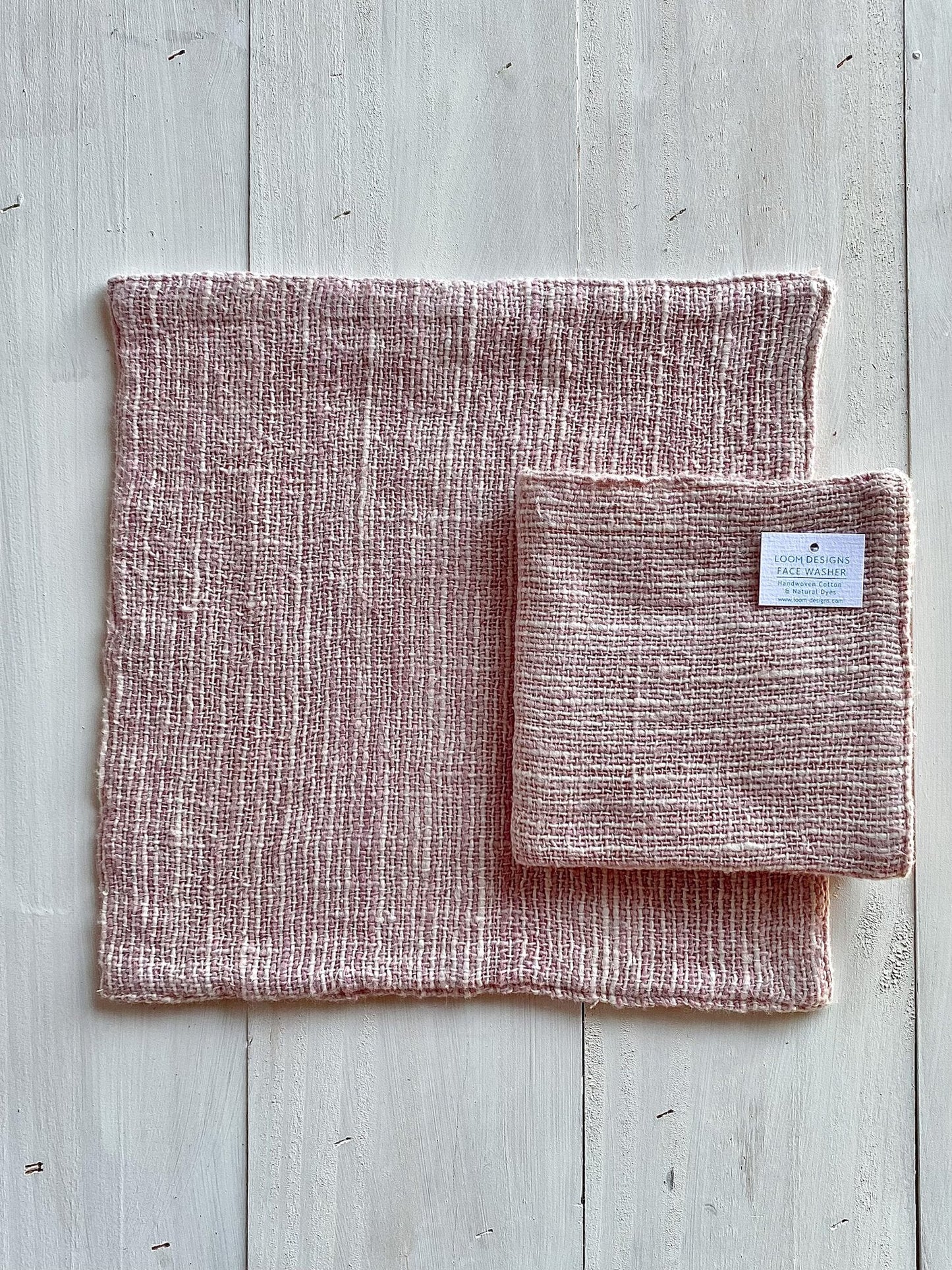 Loom Designs Handwoven Face Washer - Various colours
