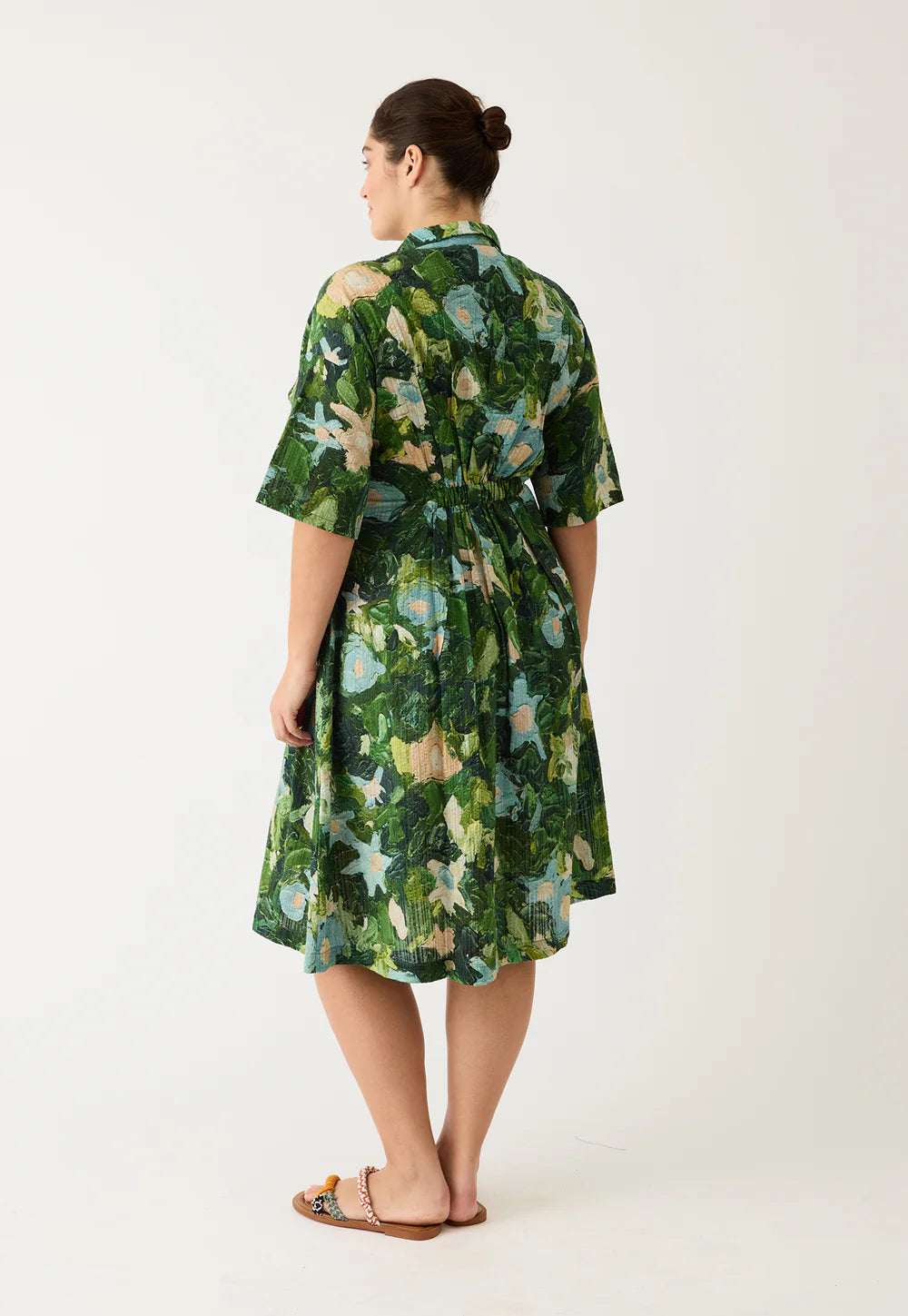 Nancybird Paloma Short Sleeve Dress - Garden