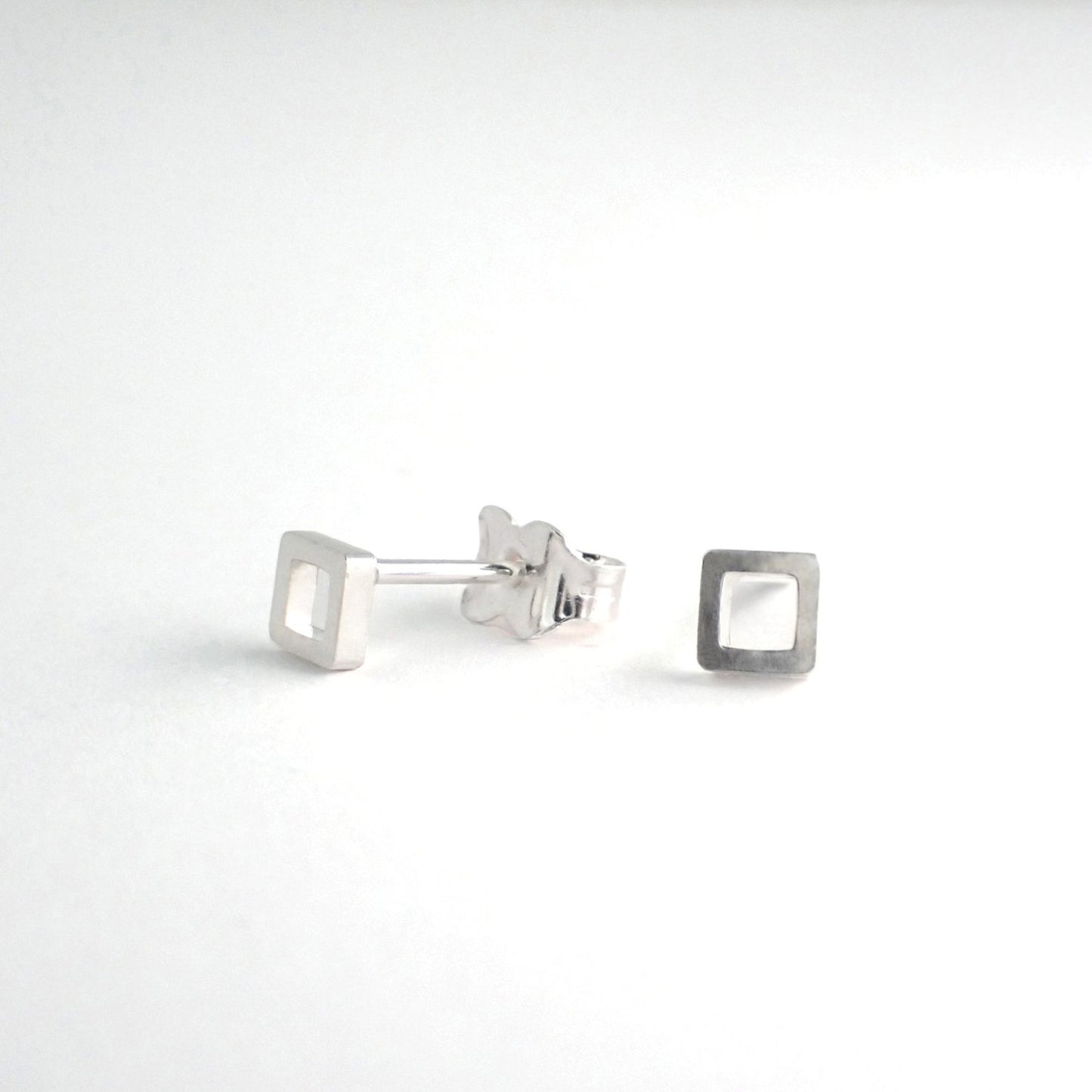Laurence Coffrant Square Stud Earrings