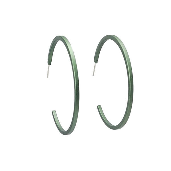 Kalinowski Anodised Aluminium Large Hoops