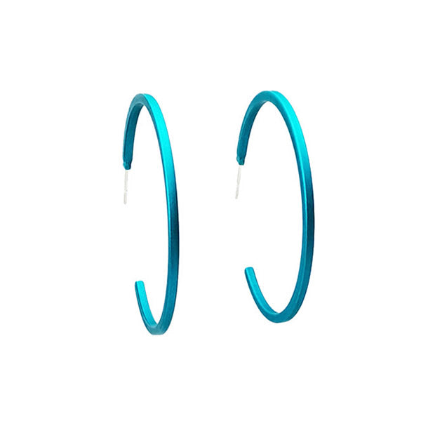 Kalinowski Anodised Aluminium Large Hoops