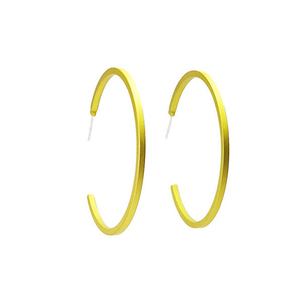 Kalinowski Anodised Aluminium Large Hoops