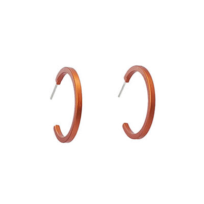 Kalinowski Anodised Small Hoop Earrings