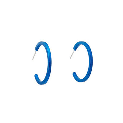 Kalinowski Anodised Small Hoop Earrings