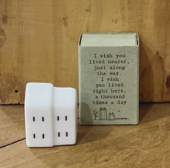 East of India Matchbox Memento - Little House Far Away