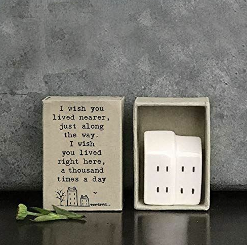 East of India Matchbox Memento - Little House Far Away