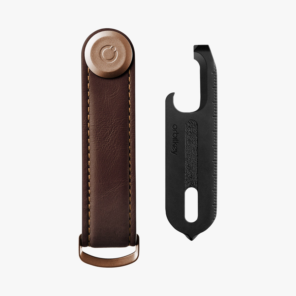 Orbitkey Leather Key Organiser + Multitool