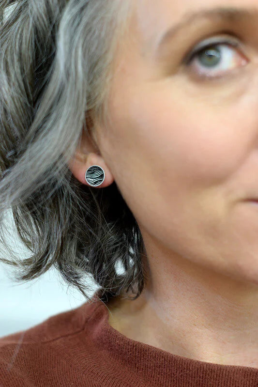 Kitty Came Home - Ebb & Flow Stud Earrings