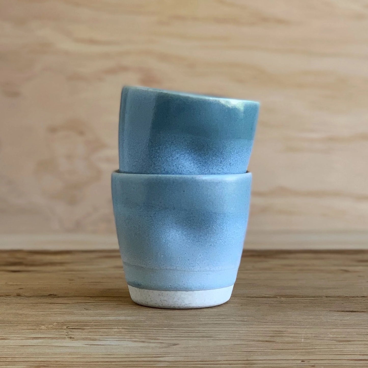 Henry and Tunks Latte Cup - Ocean and Sky Blue