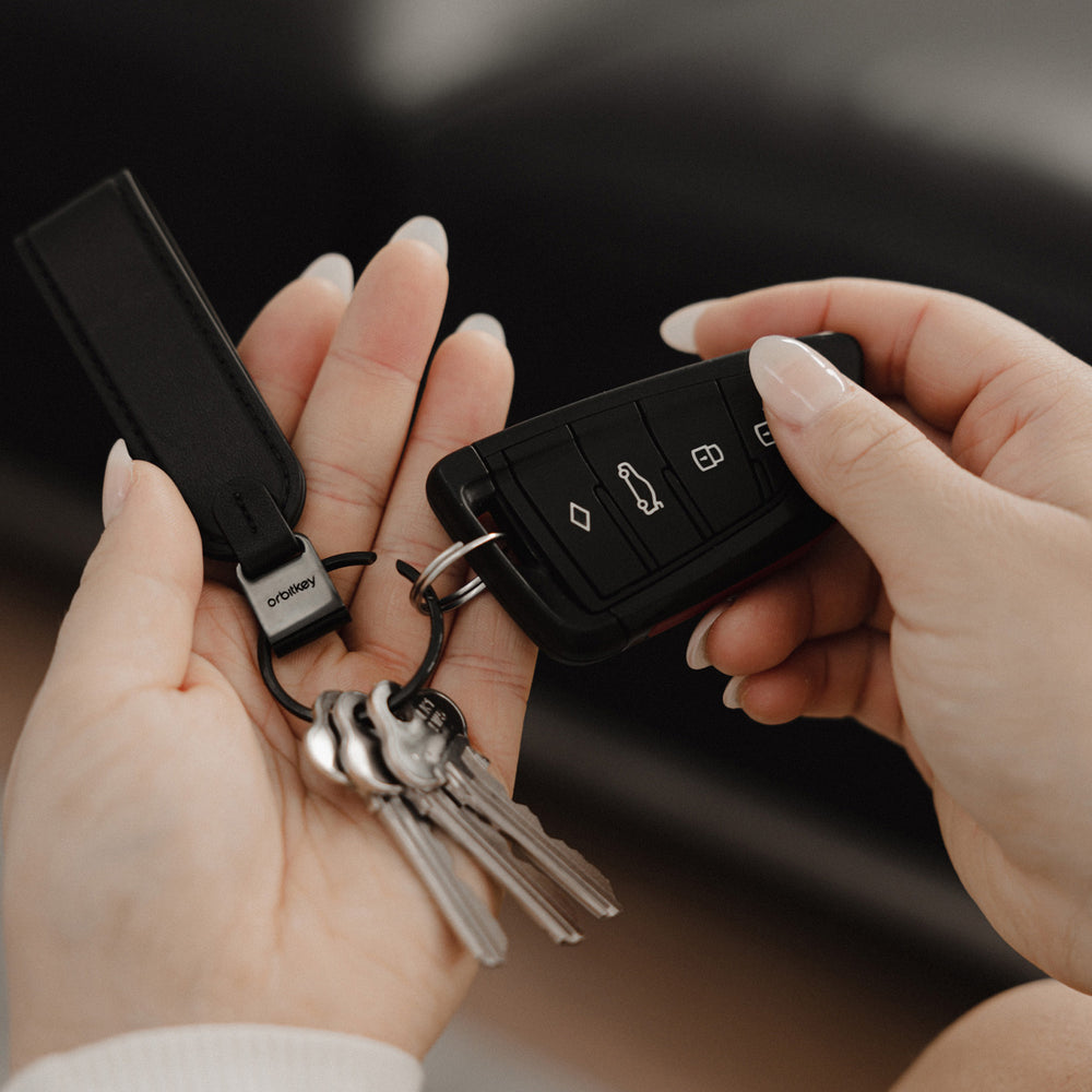 Orbitkey Loop Keychain - Black