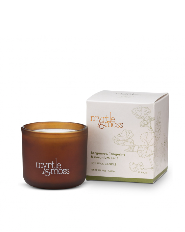 Myrtle and Moss Botanical Mini Candle
