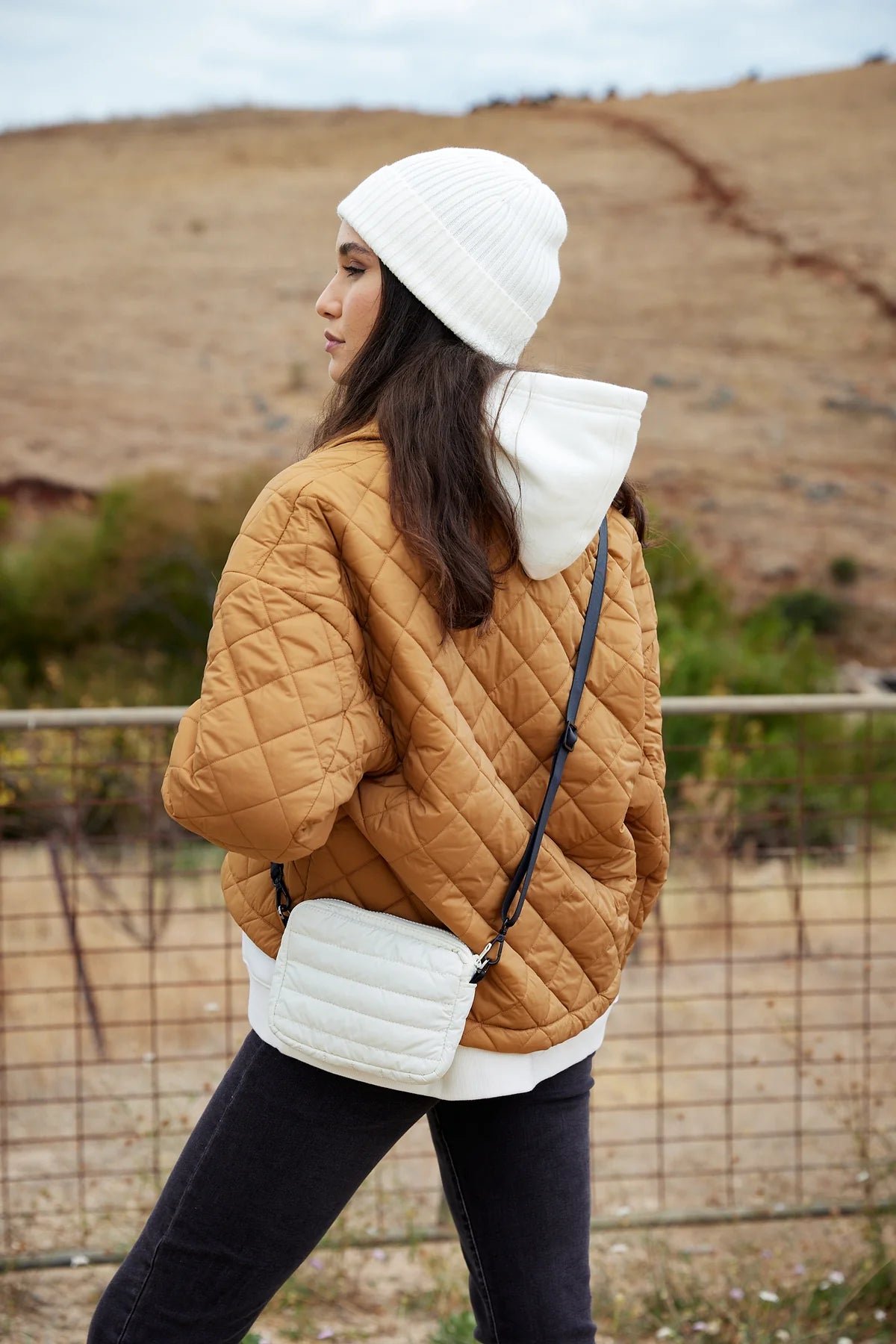 'Mini Base' Bag - Ecru