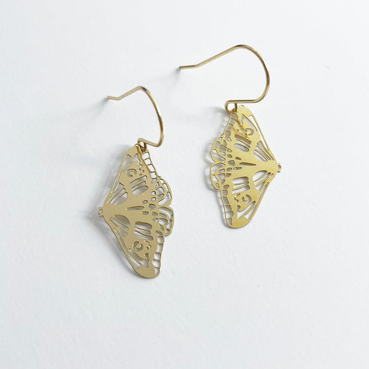 Denz Mini Moth Earrings