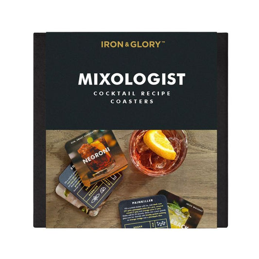 Mixologist Cocktail Recipe Coasters