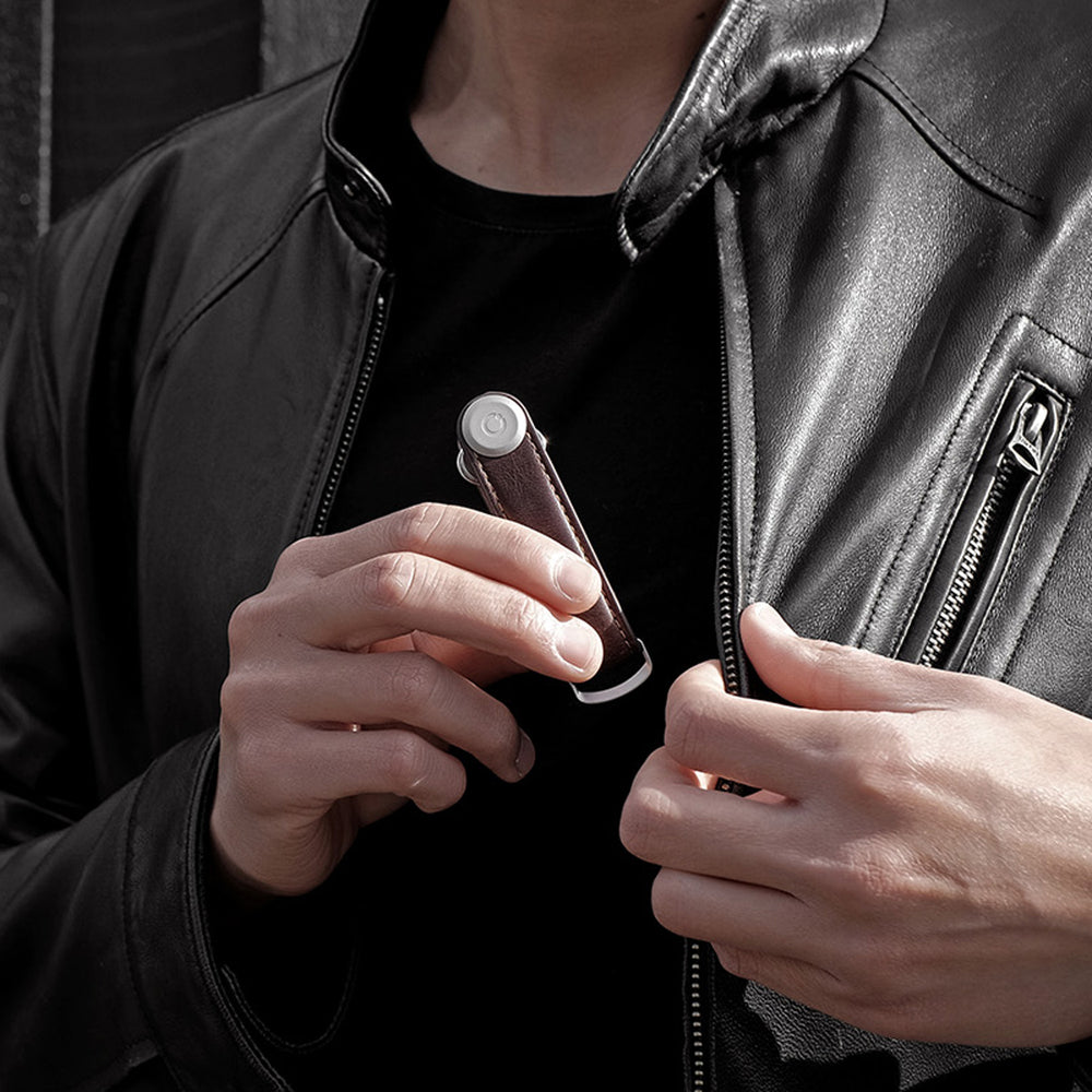 Orbitkey Leather Key Organiser - Espresso