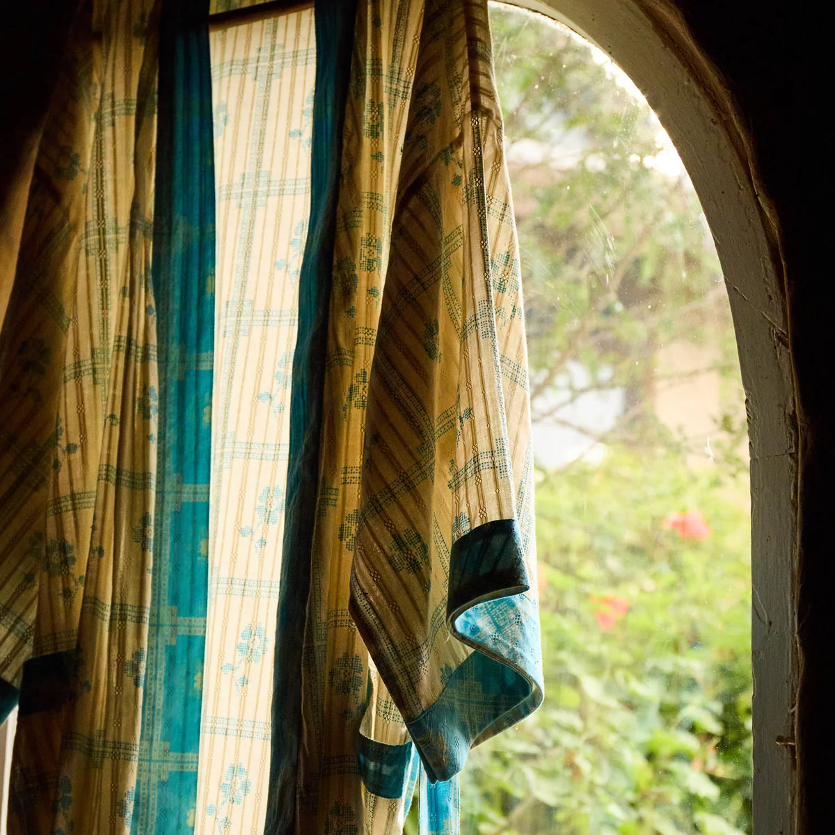 Sage & Clare Bonny Cotton Robe - Turquoise