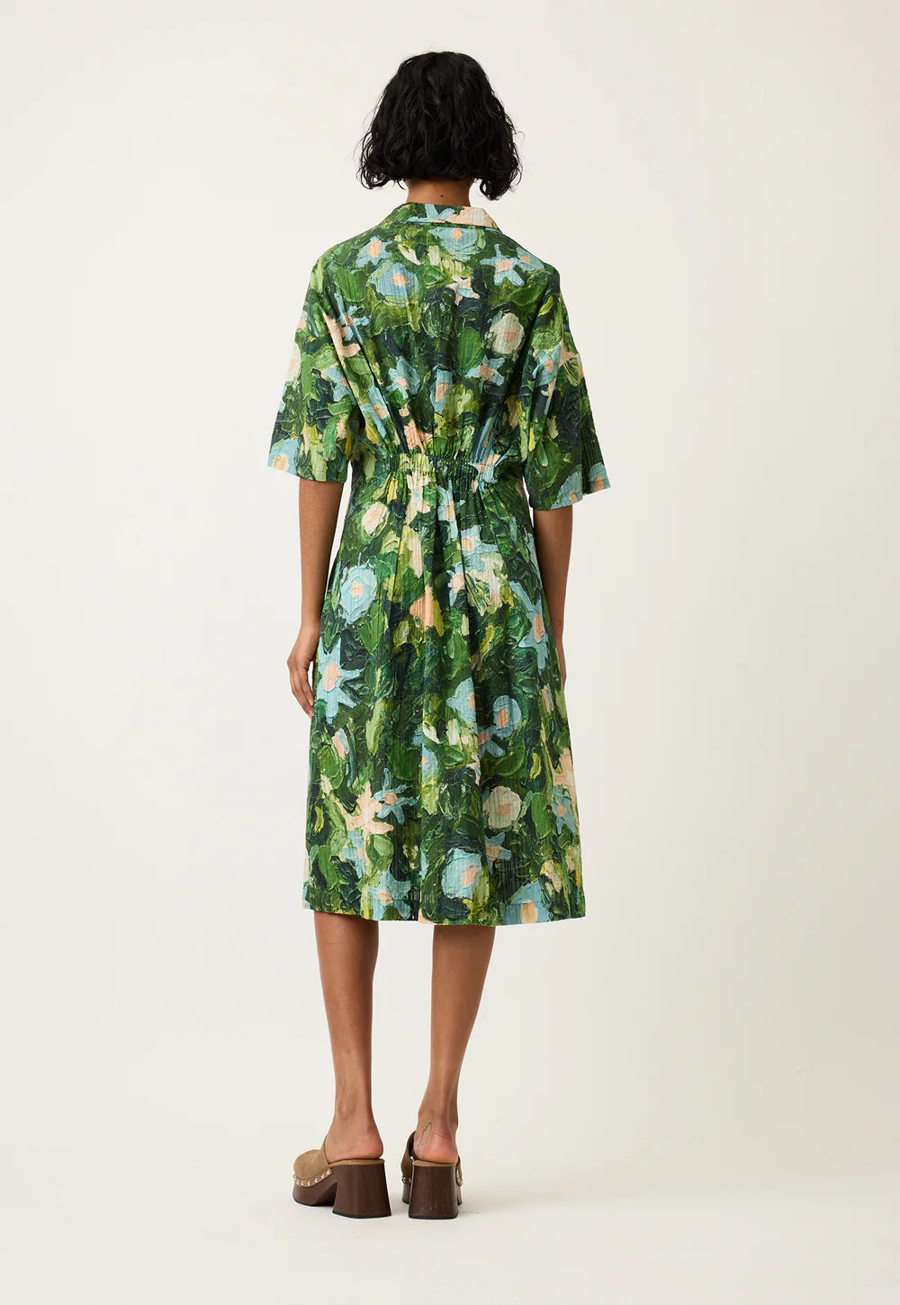 Nancybird Paloma Short Sleeve Dress - Garden
