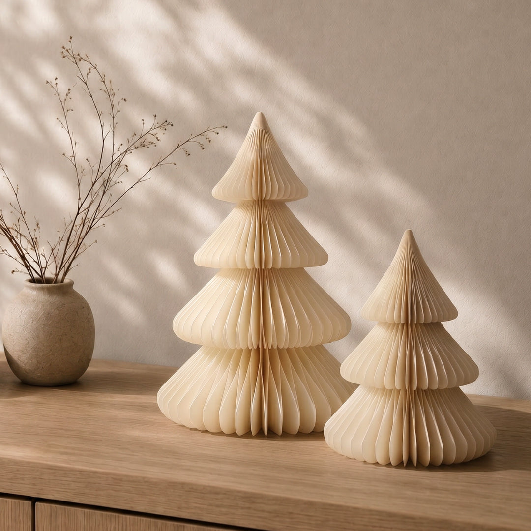 Paper Christmas Tree - White