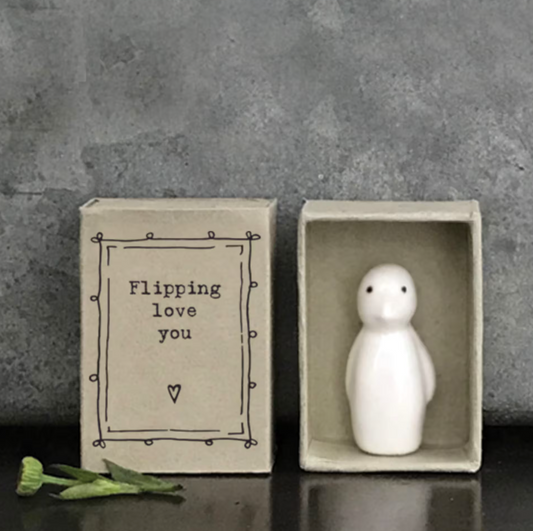 East of India Matchbox Memento - Little Penguin