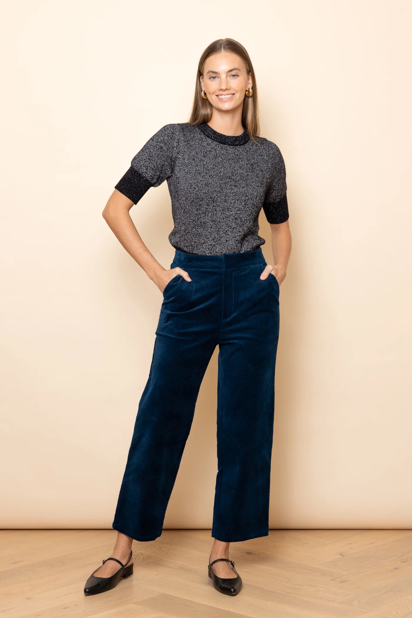 Petrol Velvet Pants - Frock Me Out