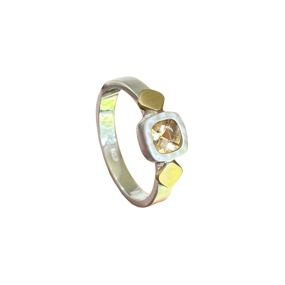 via Smith Square Citrine Ring