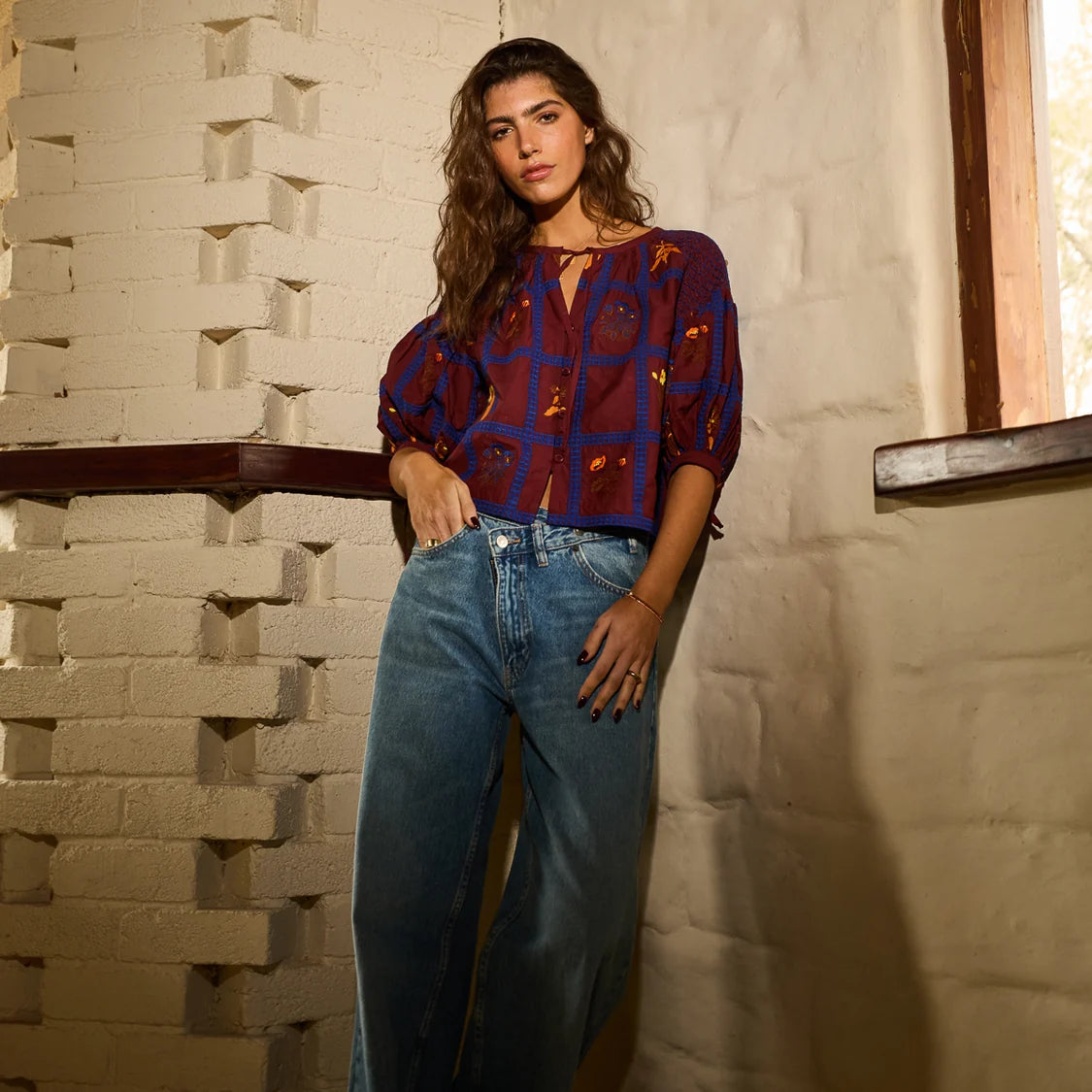 Sage x Clare - Florina Blouse