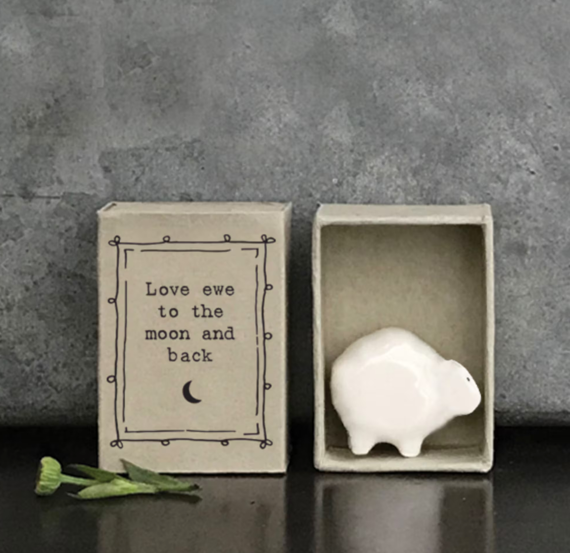 East of India Matchbox Memento - Little Sheep