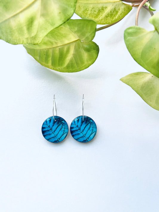 My Little Print Studio Botanical Circle Earrings