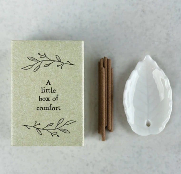 East of India Matchbox Memento with Incense - comfort