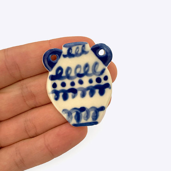 Togetherness Ceramic Urn Brooch