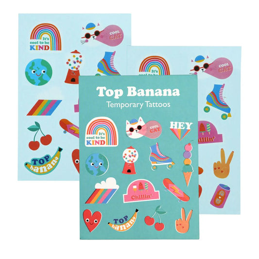 Top Bananas - Temporary Tattoos