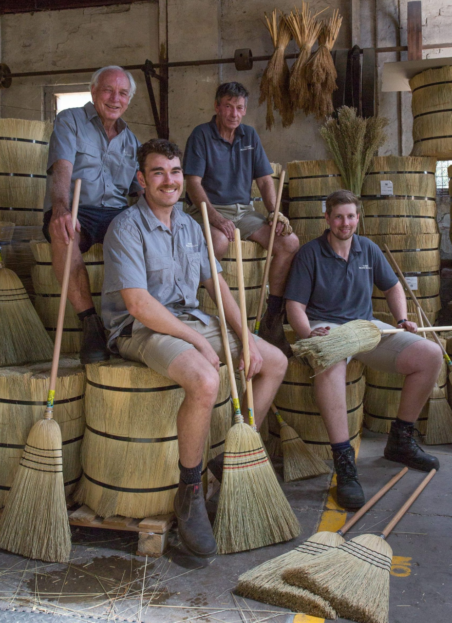 Australian Made Tumut Woolshed broom