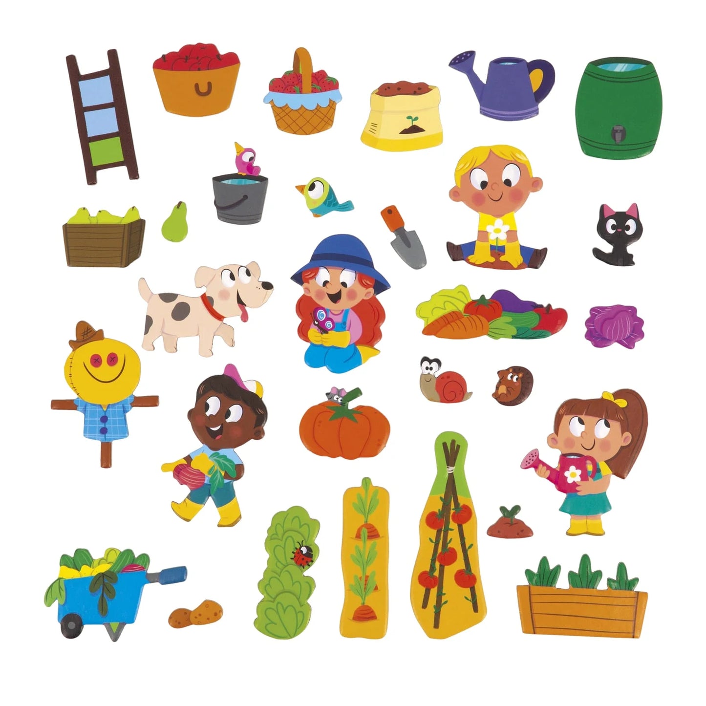 Janod Vegetable Garden Magnetic Story