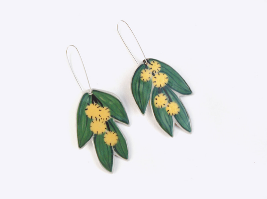 Togetherness Ceramic Wattle Earrings