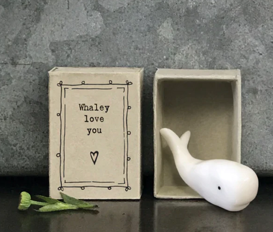 East of India Matchbox Memento - Little Whale